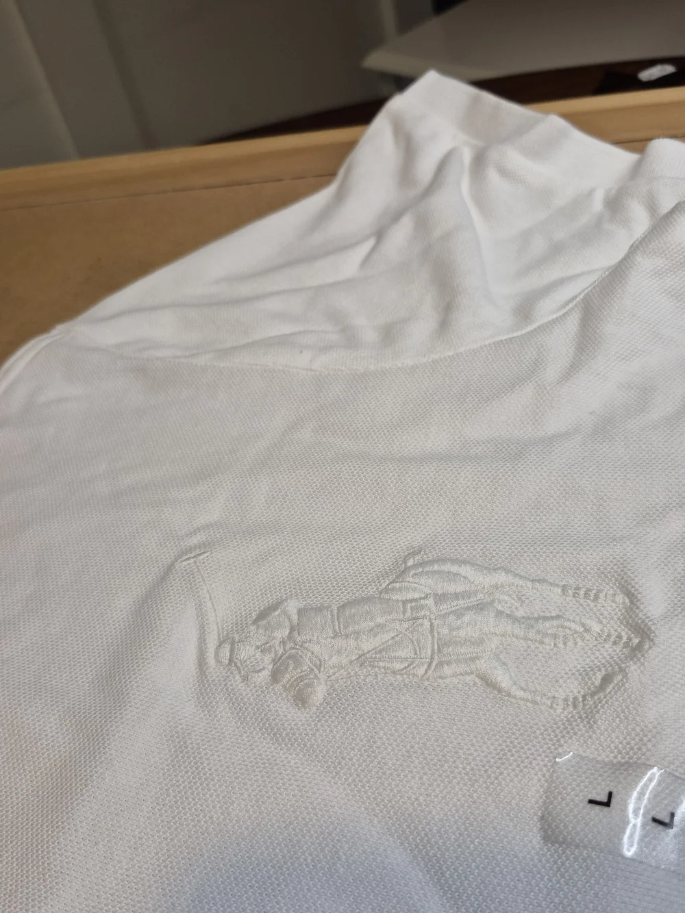Polo by Ralph Lauren Men’s White Pique Polo with Big Pony 4506/20
